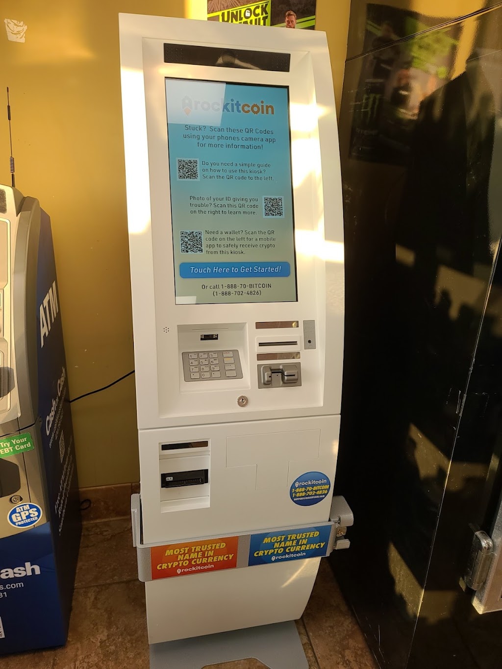 RockItCoin Bitcoin ATM | 1150 N Harbor Blvd, Anaheim, CA 92801, USA | Phone: (888) 702-5552