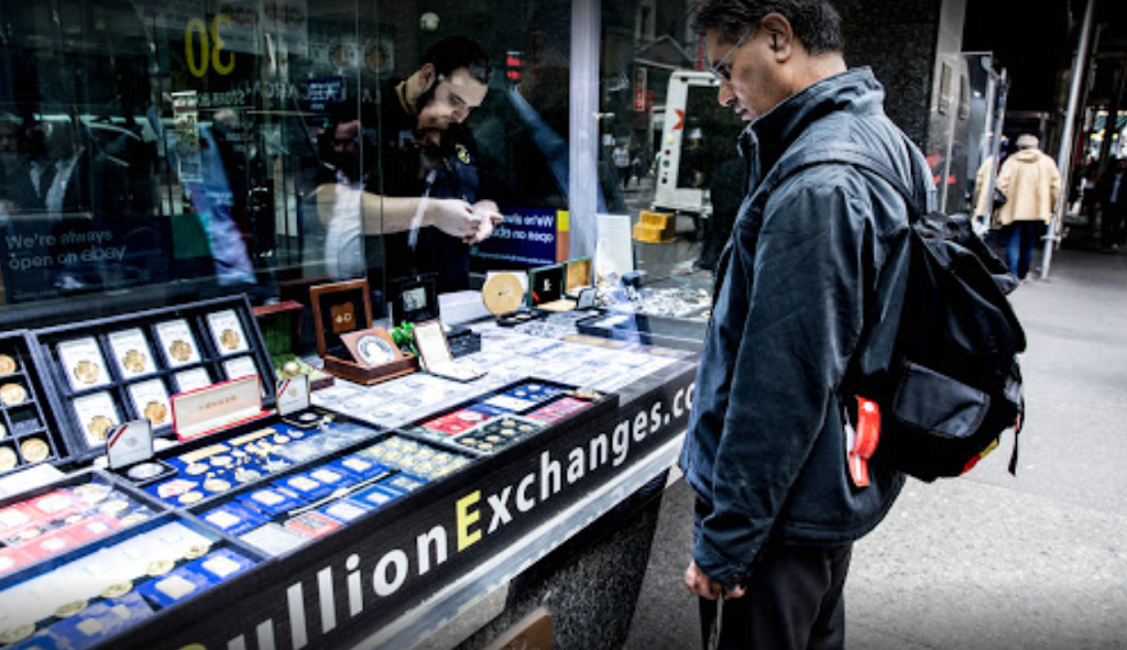 Bullion Exchanges | 30 W 47th St Store 1, New York, NY 10036, USA | Phone: (212) 354-1517