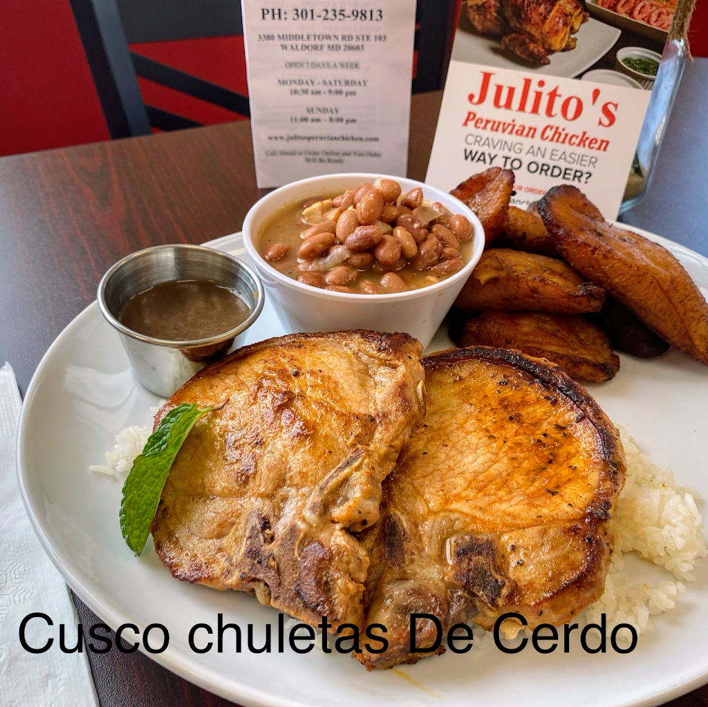 Julitos Peruvian Chicken | 3380 Middletown Rd suite 103, Waldorf, MD 20603 | Phone: (301) 235-9813