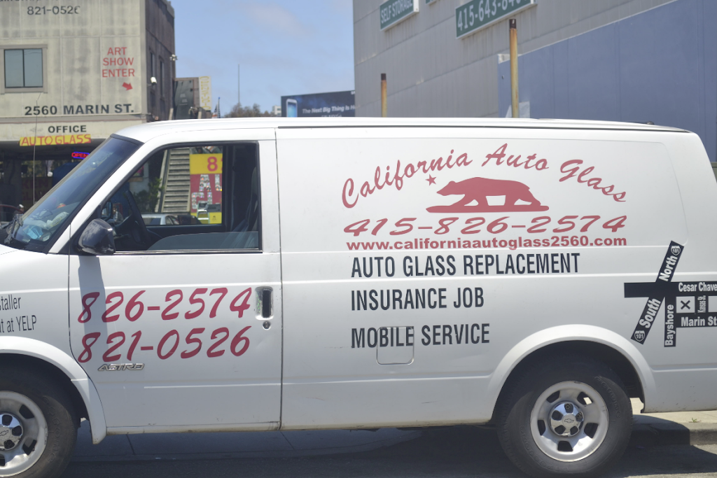 California Auto Glass | 85 Industrial St, San Francisco, CA 94124 | Phone: (415) 826-2574