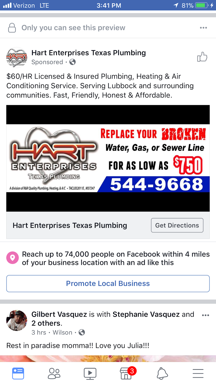 Hart Enterprises Texas Plumbing 806-544-9668 | 1611 10th St, Wilson, TX 79381 | Phone: (806) 544-9668