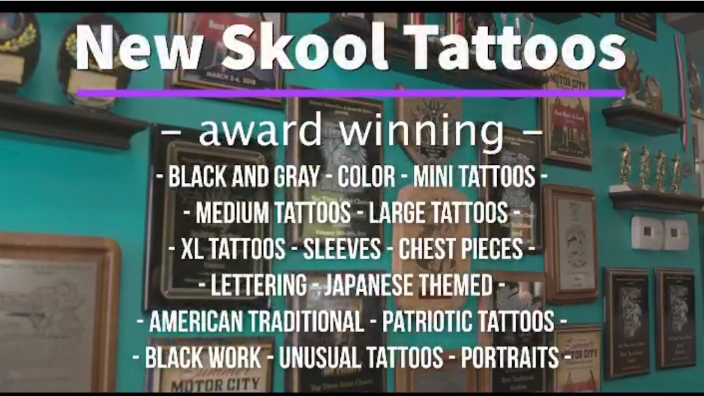 New Skool Tattoos | 24644 Telegraph Rd, Brownstown Charter Twp, MI 48134, USA | Phone: (734) 782-3550