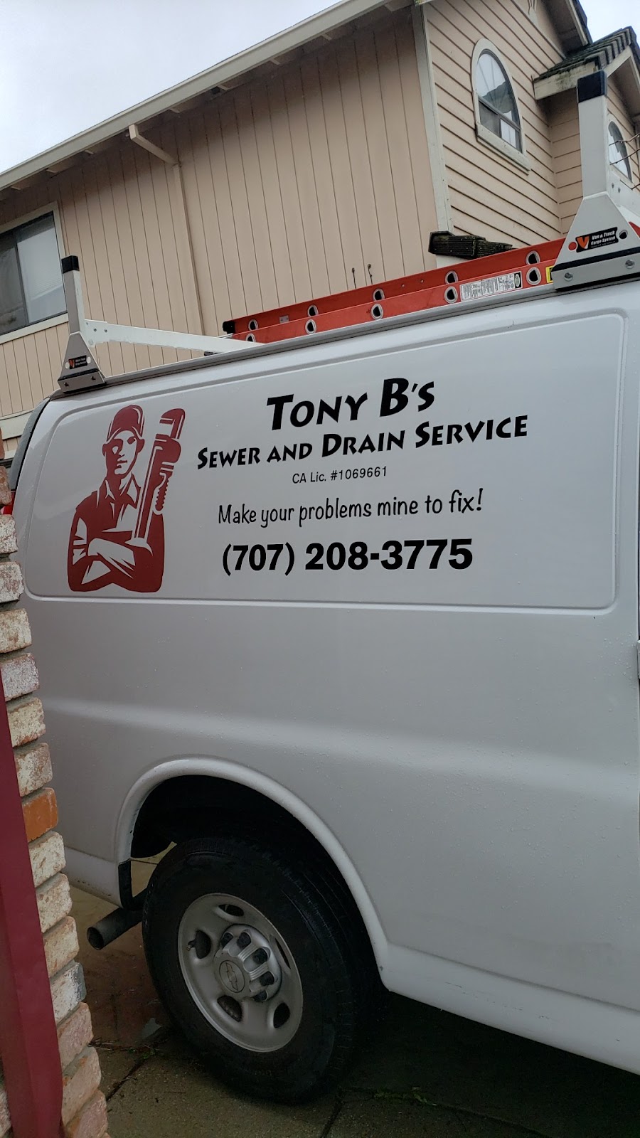 Tony Bs Sewer and Drain Service | 131 Buttercup Cir, Vacaville, CA 95687, USA | Phone: (707) 208-3775