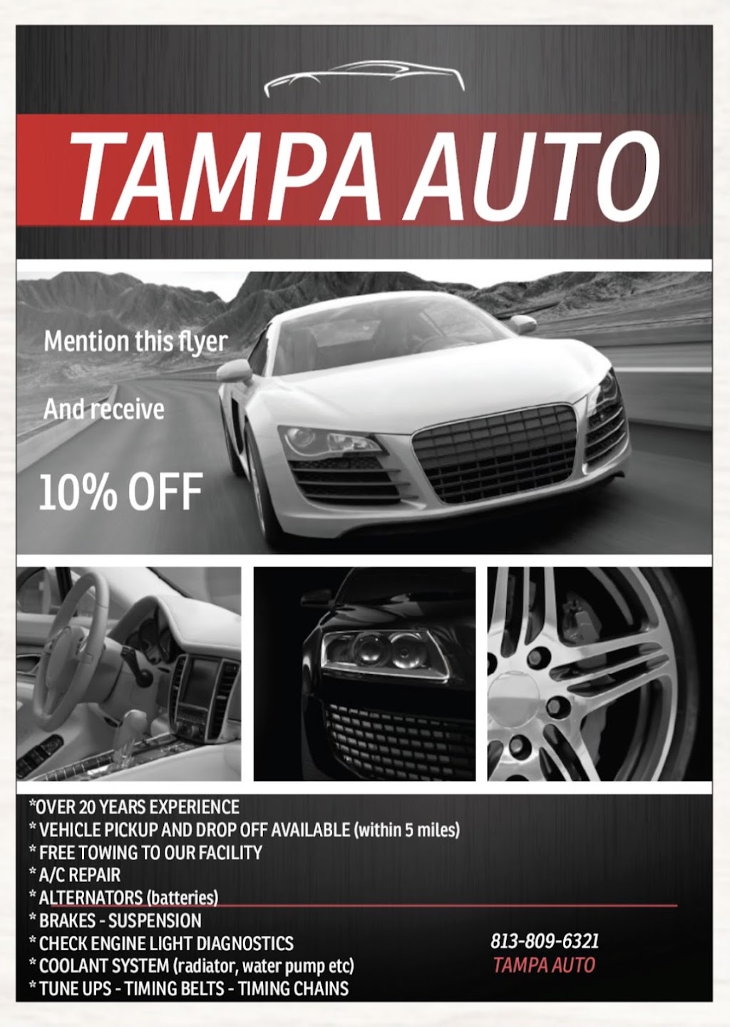 Tampa Auto | 5936 Land O Lakes Blvd unit 301, Land O Lakes, FL 34638, USA | Phone: (813) 809-6321