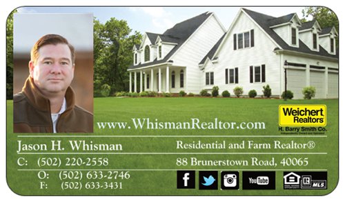 Jason Whisman, Realtor | 88 Brunnerstown Rd, Shelbyville, KY 40065, USA | Phone: (502) 220-2558