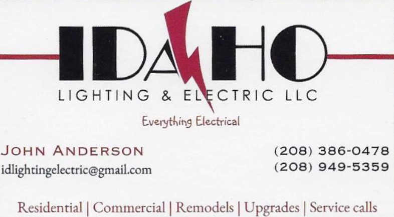 Idaho Lighting & Electric LLC | 12243 W Skyhaven St, Star, ID 83669, USA | Phone: (208) 386-0478