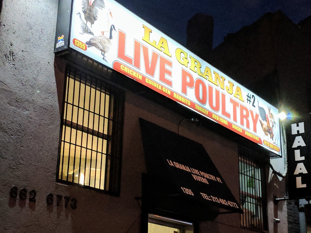 La Granja Live Poultry Corporation | 1355 Amsterdam Ave, New York, NY 10027, USA | Phone: (212) 662-6773