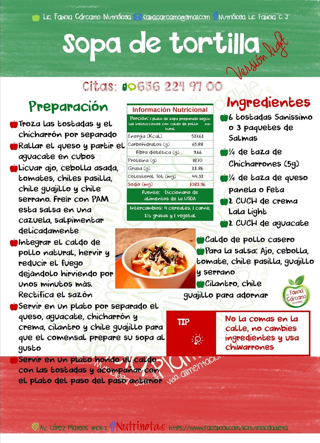 Nutrinotas / Nutrióloga Lic Fabiola C J | Av. López Mateos 1011-Int 2, Los Nogales, 32350 Cd Juárez, Chih., Mexico | Phone: 656 224 9700