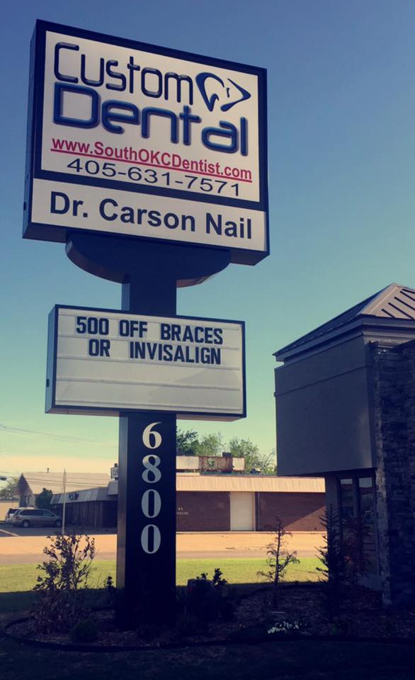 Custom Dental- Dr. Carson Nail | 6800 S Western Ave, Oklahoma City, OK 73139, USA | Phone: (405) 631-7571