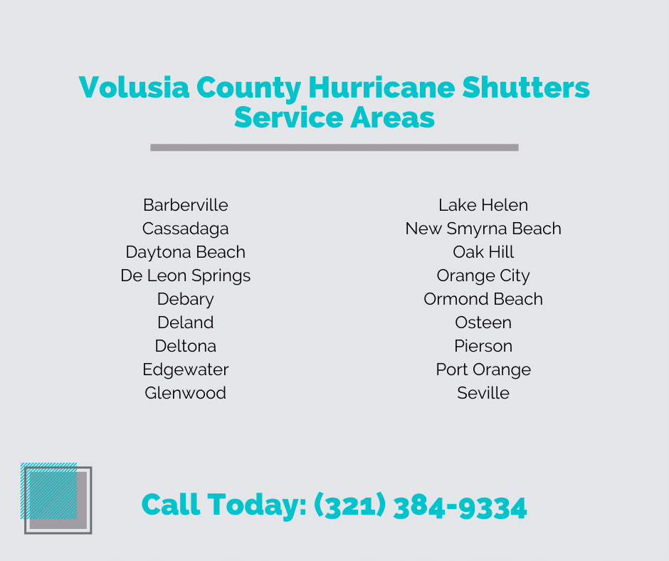 Volusia County Hurricane Shutter Installers | 705 Hackberry Ct, Deltona, FL 32725, USA | Phone: (321) 384-9334