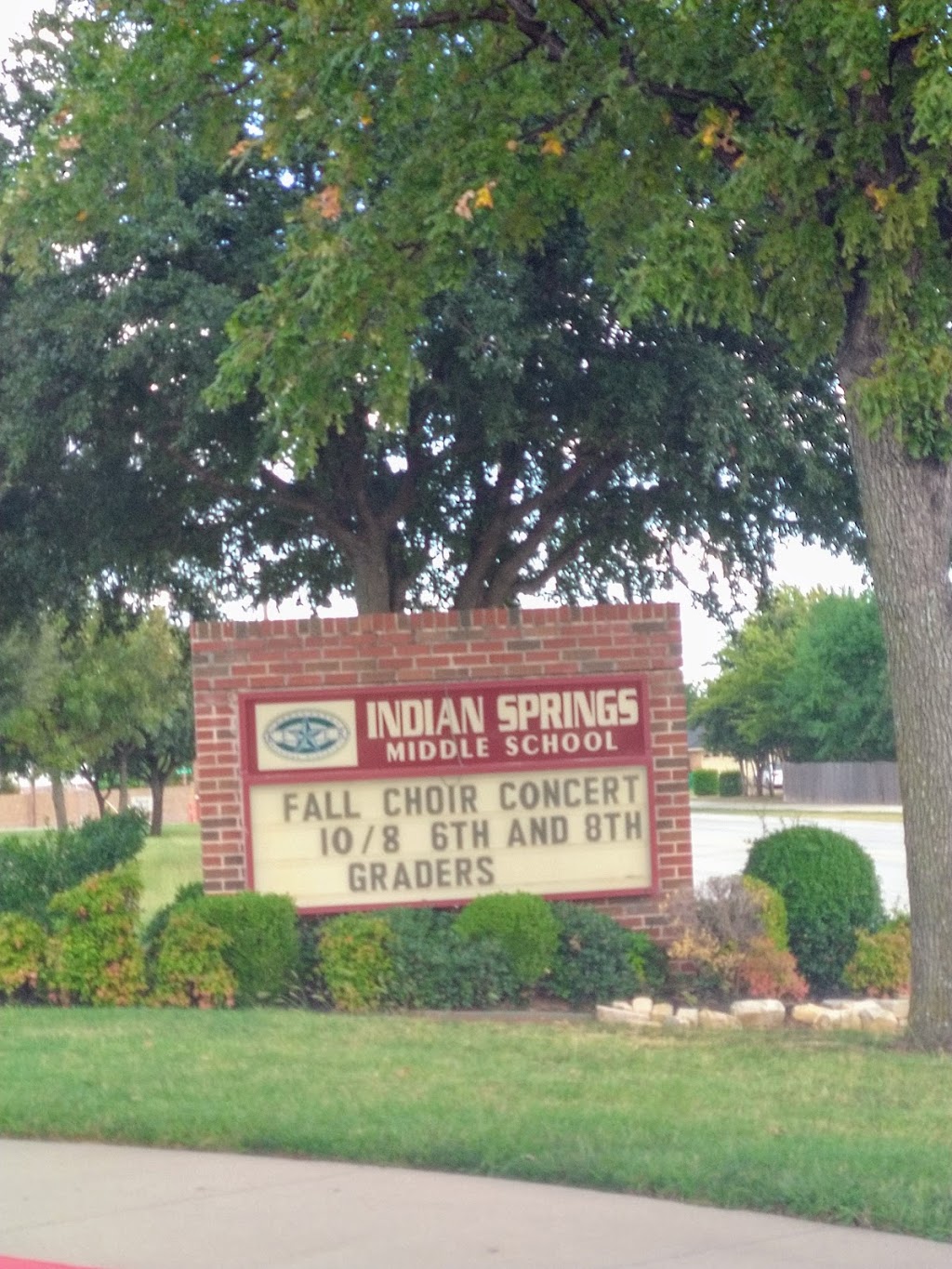 Indian Springs Middle School | 305 Bursey Rd, Keller, TX 76248 | Phone: (817) 744-3200