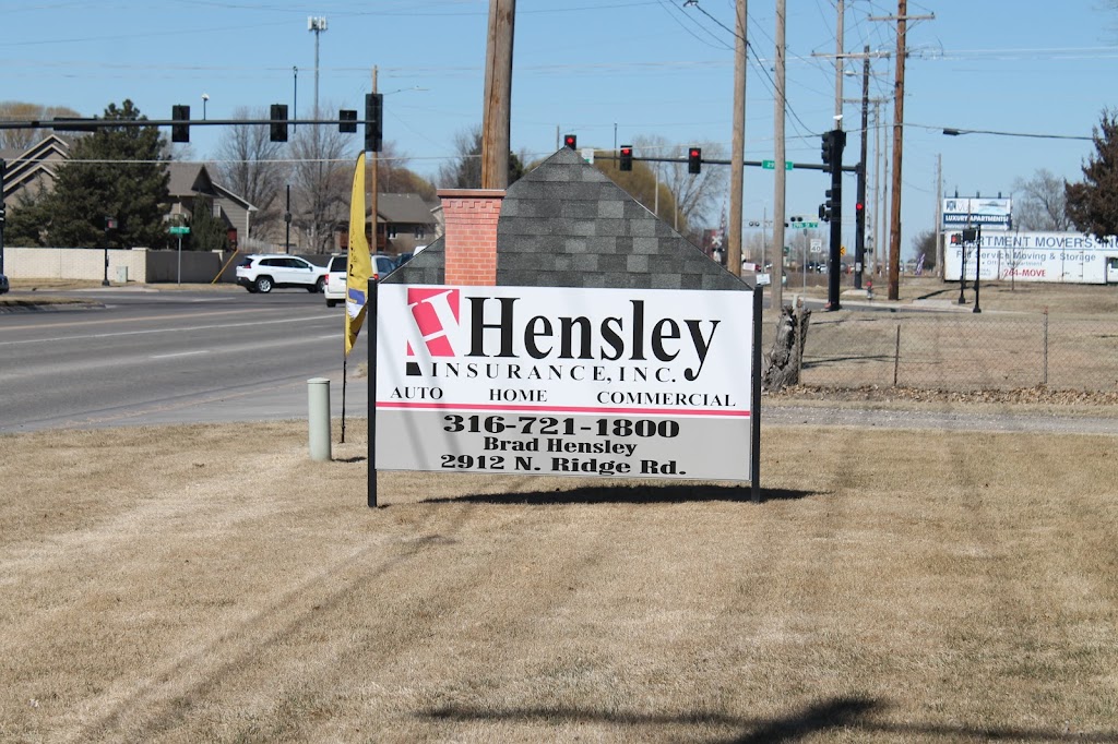 Hensley Insurance, Inc. | 2912 N Ridge Rd, Wichita, KS 67205, USA | Phone: (316) 721-1800