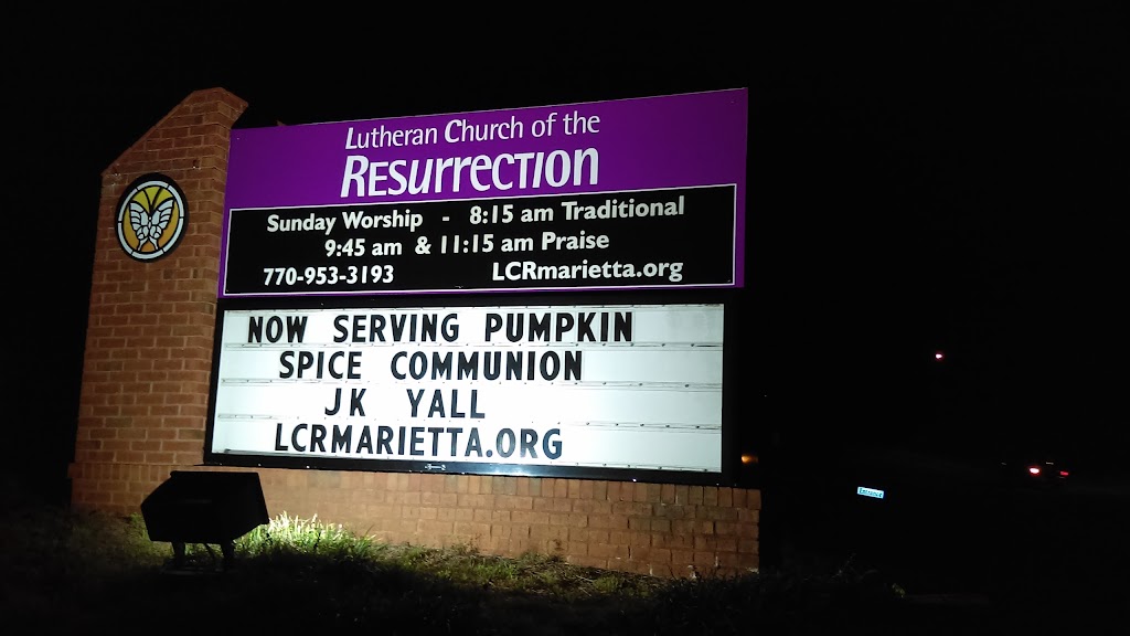 Lutheran Church of the Resurrection | 4814 Paper Mill Rd SE, Marietta, GA 30067, USA | Phone: (770) 953-3193