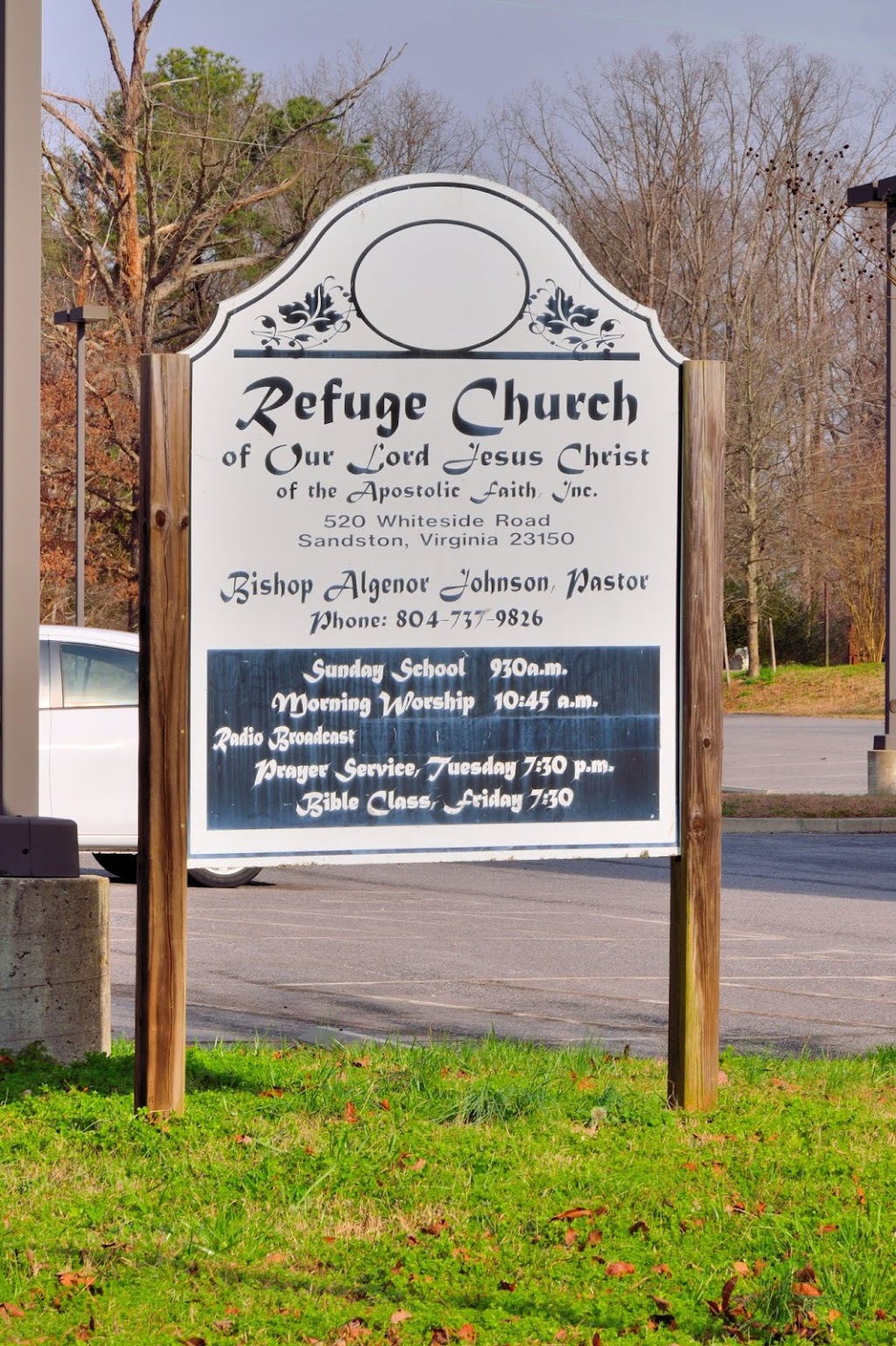 Refuge Church-Our Lord Jesus | 520 Whiteside Rd, Sandston, VA 23150, USA | Phone: (804) 328-1290