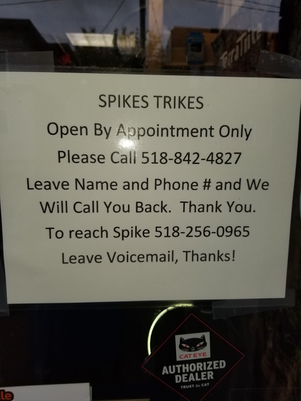 Spikes Trikes | 27 Reid St, Amsterdam, NY 12010, USA | Phone: (518) 842-4827