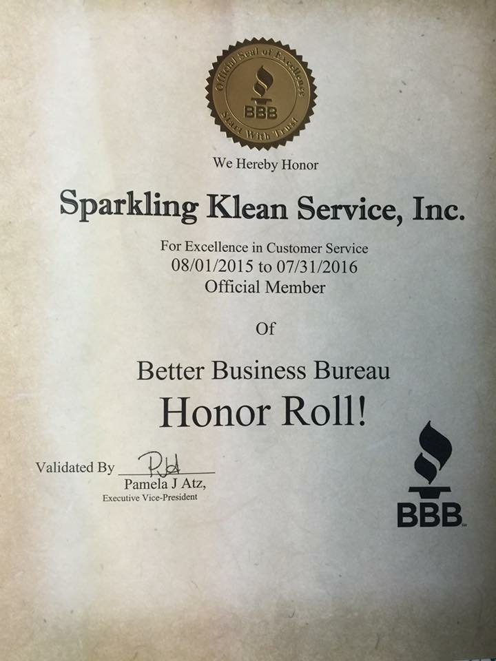 Sparkling Klean Service, Inc. | 2606 S 156th Cir, Omaha, NE 68130, USA | Phone: (402) 399-9233