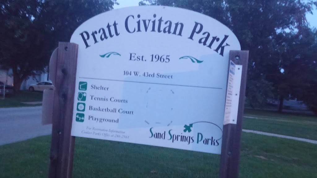 Pratt Civitan Park | 212 W 43rd St, Sand Springs, OK 74063, USA | Phone: (918) 246-2562