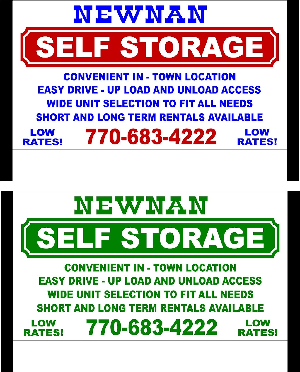 Newnan Self Storage Uhaul | 24 Franklin Rd, Newnan, GA 30263, USA | Phone: (770) 683-4222