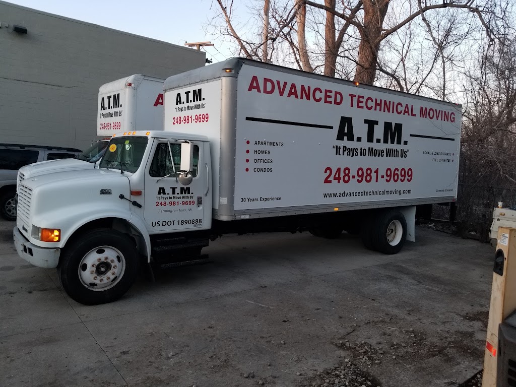 Advanced Technical Moving | 22071 W Brandon St, Farmington Hills, MI 48336, USA | Phone: (248) 981-9699