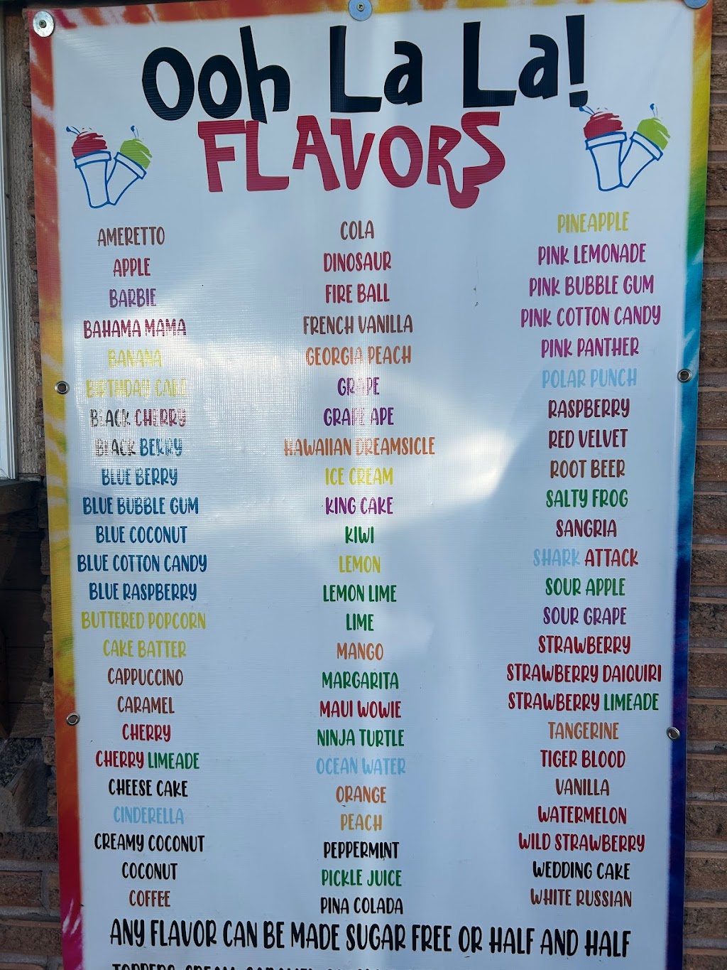 Ooh La La Shave Ice | 4702 N Main St Unit B, Baytown, TX 77521, USA | Phone: (281) 422-5717