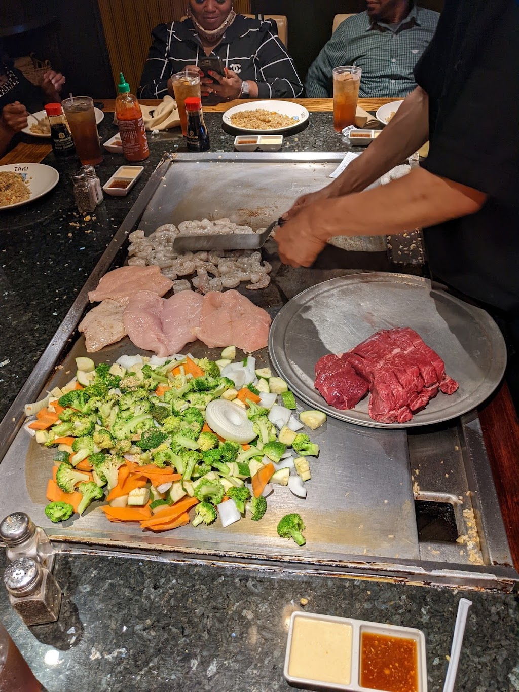 Taki Japanese Steakhouse | 4711 Ashford Dunwoody Rd, Atlanta, GA 30338, USA | Phone: (770) 522-8888