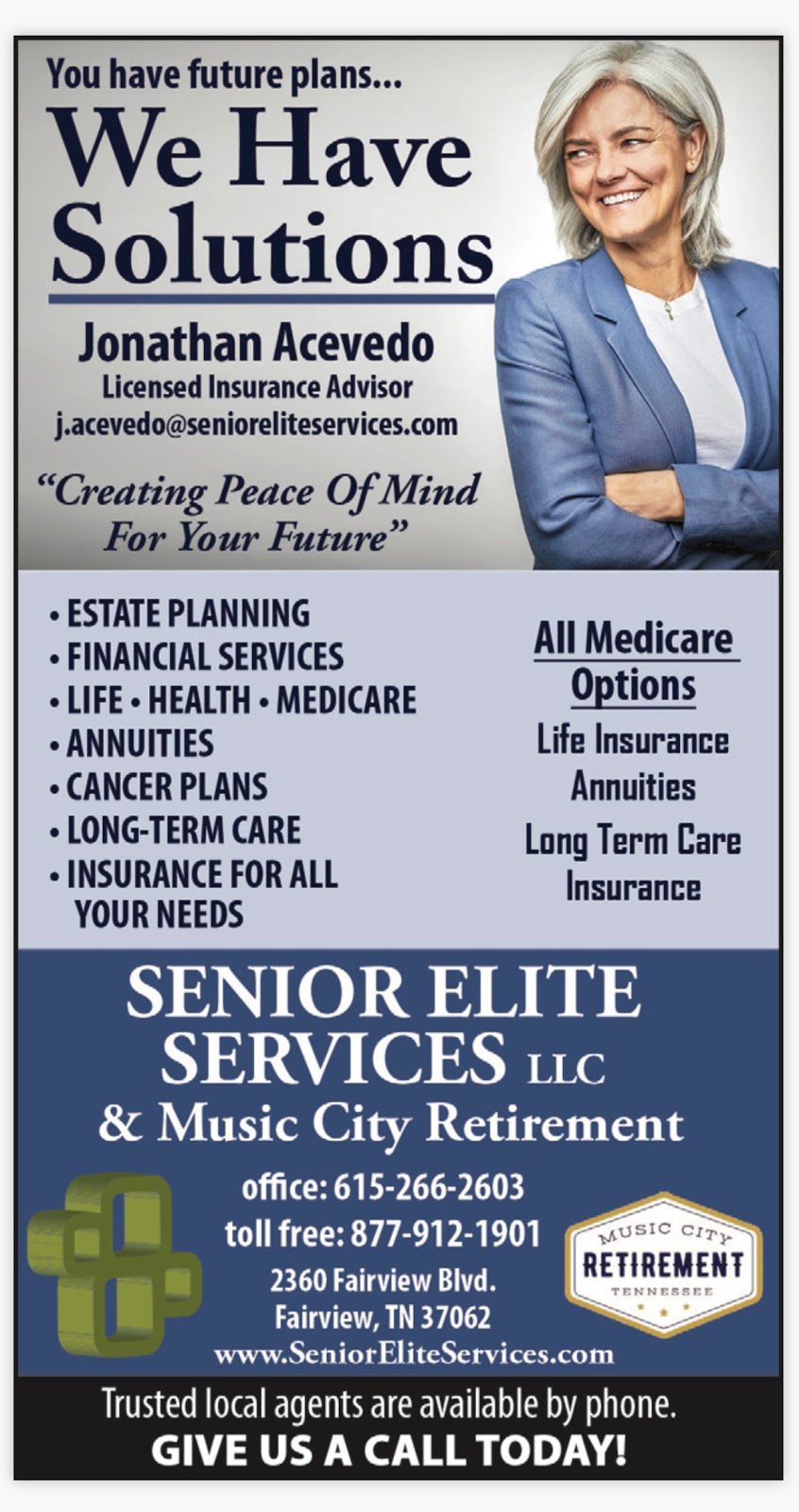 Senior Elite Services, LLC | 2360 Fairview Blvd, Fairview, TN 37062, USA | Phone: (615) 266-2603