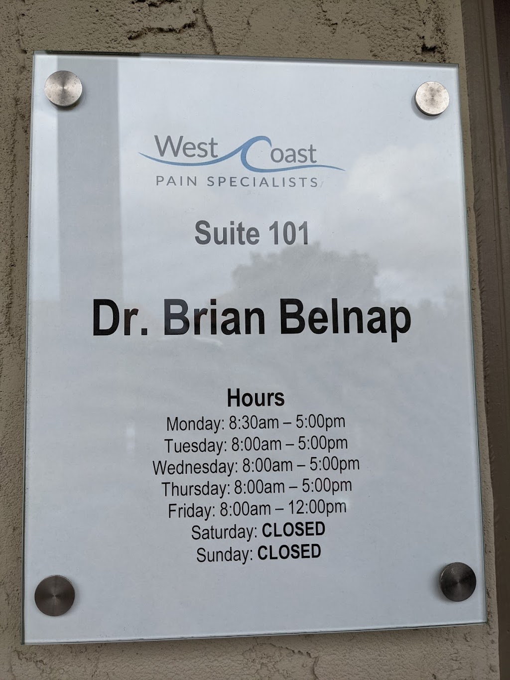 West Coast Pain Specialists - Dr. Belnap | 4405 Manchester Ave #101, Encinitas, CA 92024, USA | Phone: (760) 650-4040