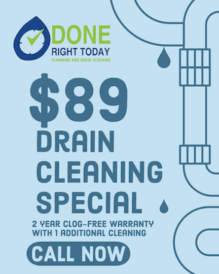 Done Right Today Plumbing and Drain Cleaning | 19 Germay Dr, Wilmington, DE 19804, USA | Phone: (302) 317-1000