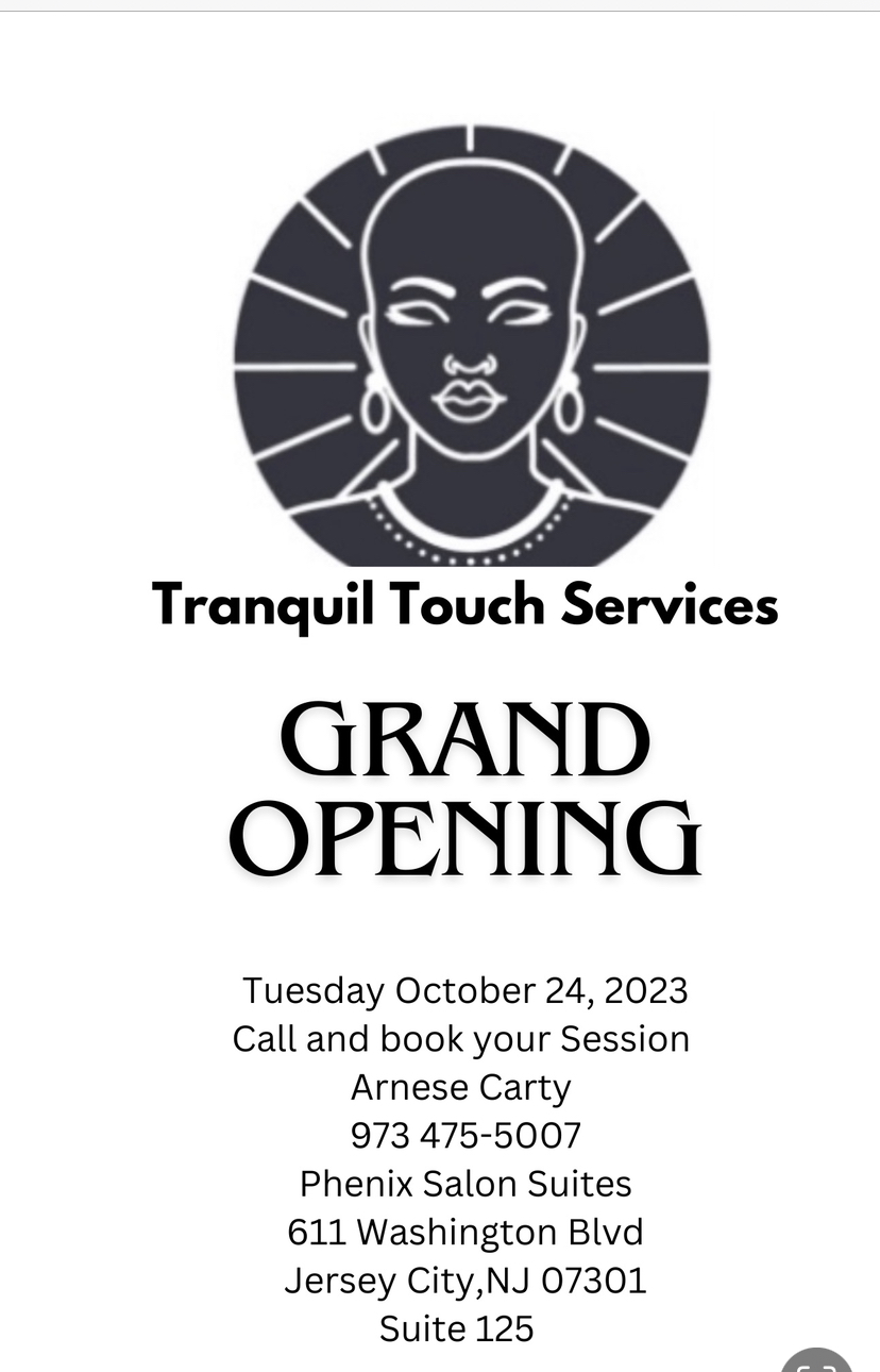 Tranquiltouchnj | 611 Washington Blvd, New Jersey, NJ 07301, USA | Phone: (973) 475-5007