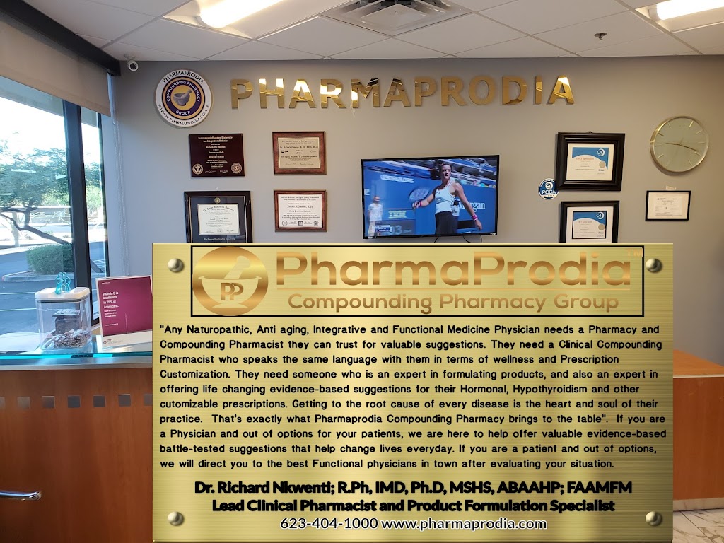 Pharmaprodia Compounding Pharmacy | 15331 W Bell Rd #122, Surprise, AZ 85374, USA | Phone: (623) 404-1000