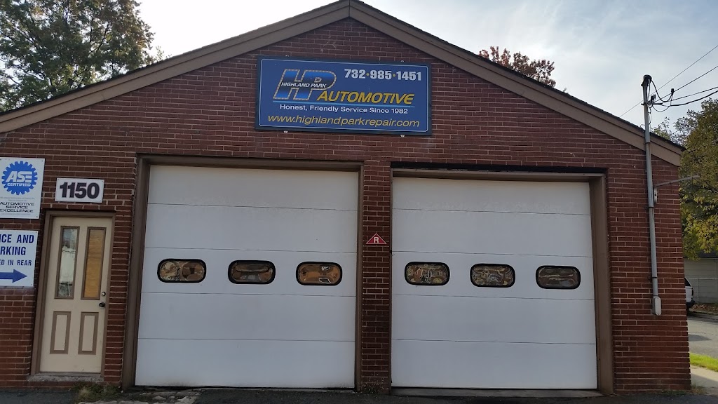 Highland Park Automotive | 1150 Raritan Ave, Highland Park, NJ 08904, USA | Phone: (732) 985-1451