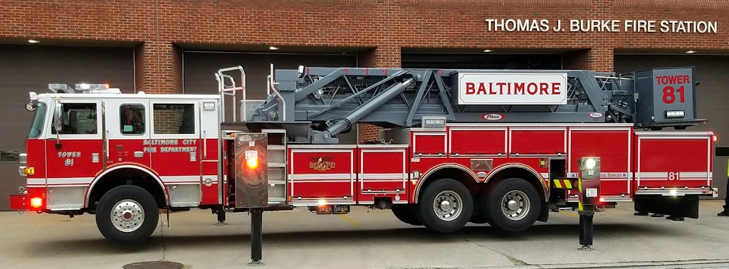 Baltimore City Fire Department | 1100 Hillen St, Baltimore, MD 21202, USA | Phone: (410) 396-3336