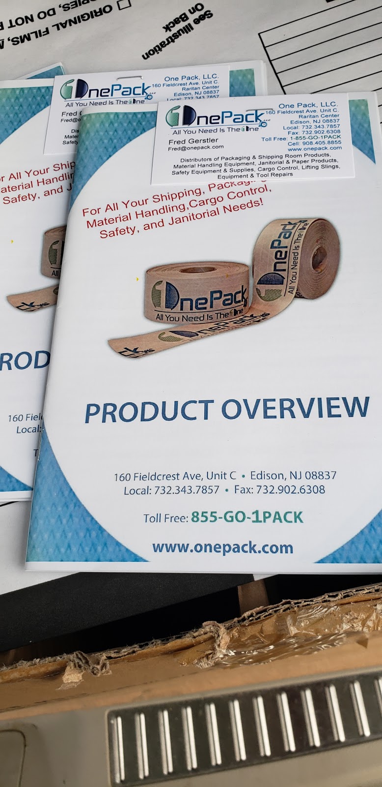 ONE PACK, LLC. | 160 Fieldcrest Ave, Edison, NJ 08837, USA | Phone: (732) 343-7857