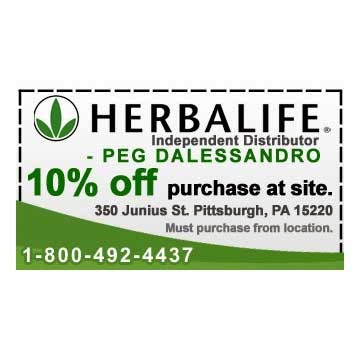 Herbalife Independent Distributor Peg Dalessandro | 350 Junius St, Pittsburgh, PA 15220, United States | Phone: (412) 359-0015