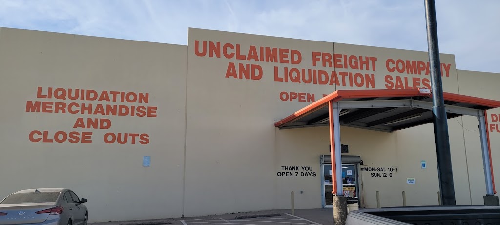 Unclaimed Freight Co. & Liquidation Sales | 9320 South Fwy, Fort Worth, TX 76140, USA | Phone: (817) 568-2683