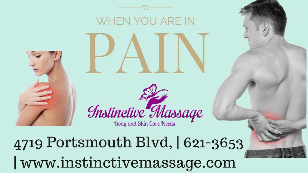 Instinctive Massage | 4719 Portsmouth Blvd, Portsmouth, VA 23701 | Phone: (757) 621-3653