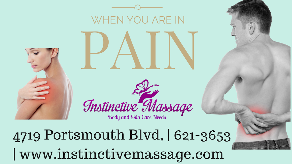 Instinctive Massage | 4719 Portsmouth Blvd, Portsmouth, VA 23701, USA | Phone: (757) 621-3653