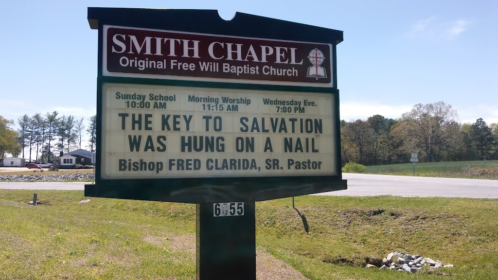 Smith Chapel Free Will Baptist | 6055 US-701 Hwy, Four Oaks, NC 27524, USA | Phone: (919) 934-9303