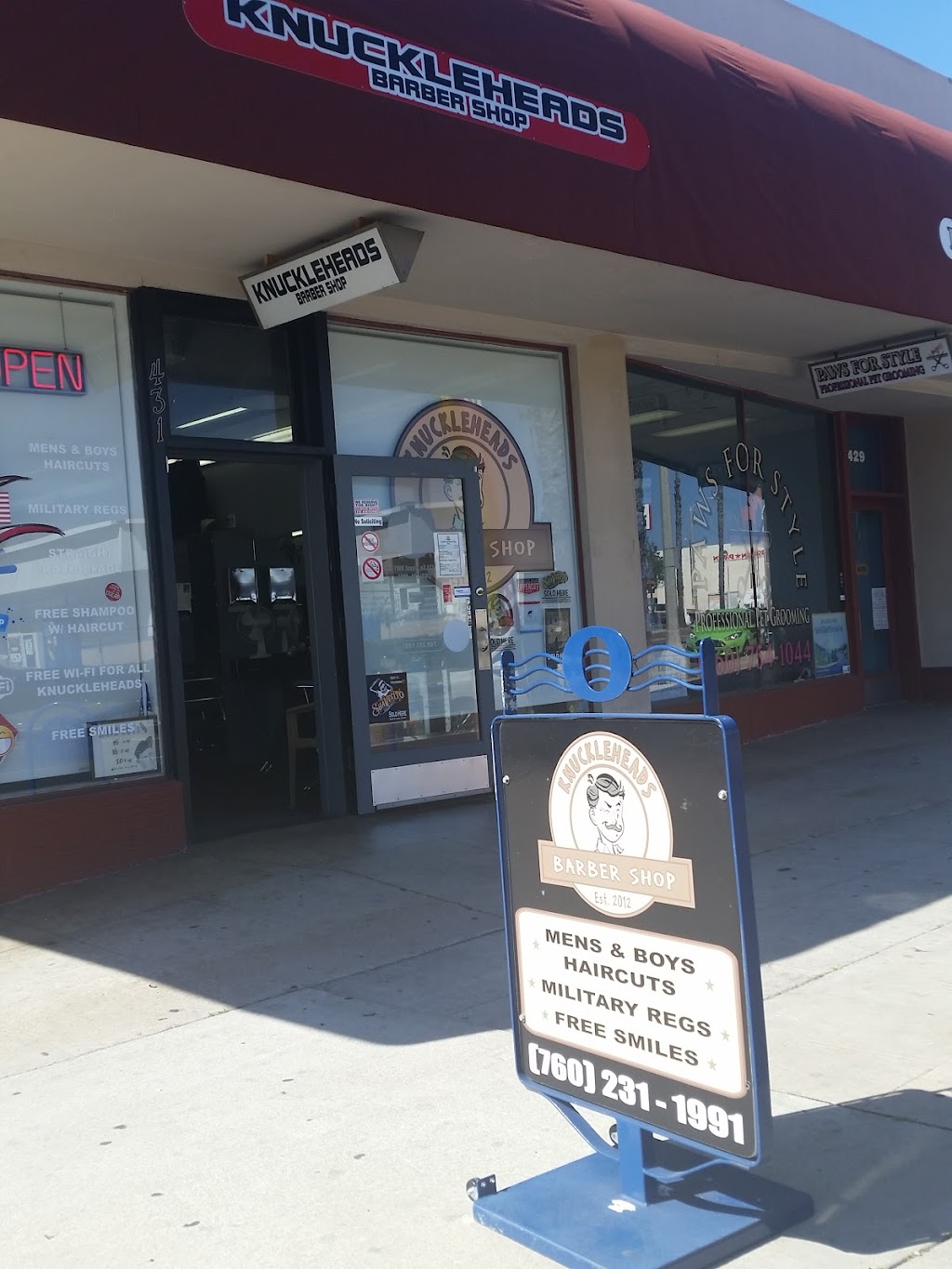 Knuckleheads Barbershop | 431 S Coast Hwy, Oceanside, CA 92054, USA | Phone: (760) 231-1991