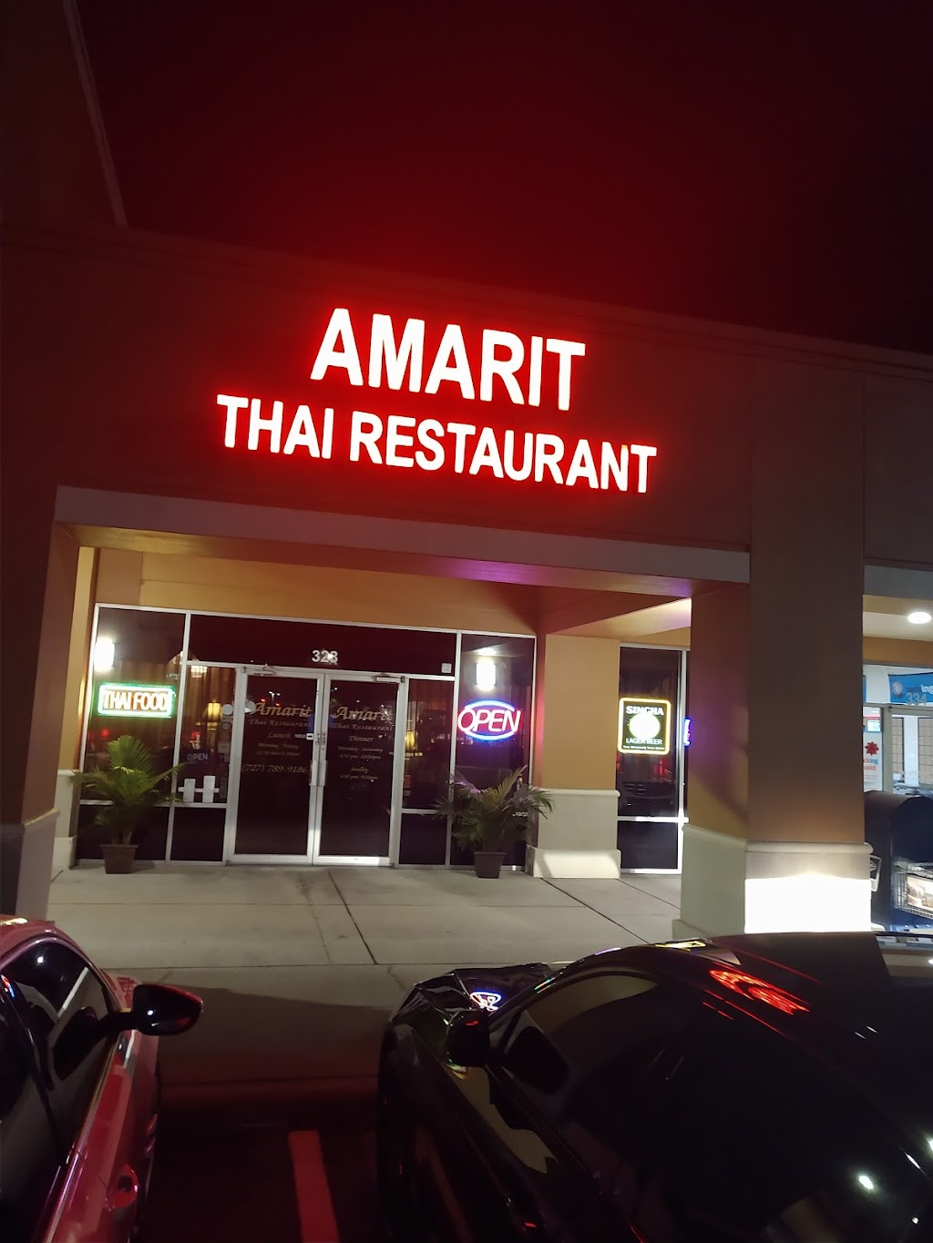 Amarit Thai Restaurant | 328 E Lake Rd S, Palm Harbor, FL 34685, USA | Phone: (727) 789-9186