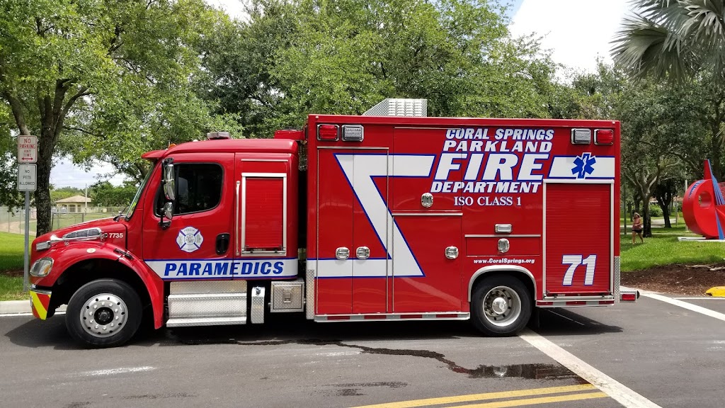 Coral Springs Fire Department | 2801 Coral Springs Dr, Coral Springs, FL 33065, USA | Phone: (954) 344-1800