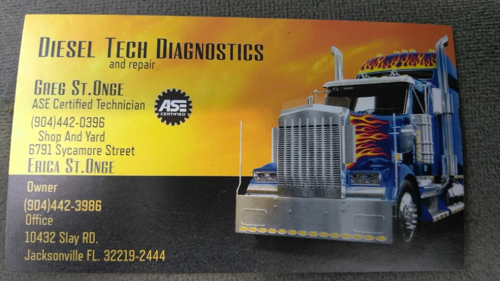 Diesel Tech Diagnostics | 6791 Sycamore St, Jacksonville, FL 32219, USA | Phone: (904) 442-0396