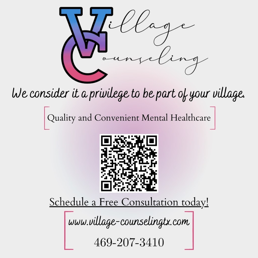 Village Counseling | 1720 Bray Central Dr Suite #100-AA, McKinney, TX 75069, USA | Phone: (469) 207-1150