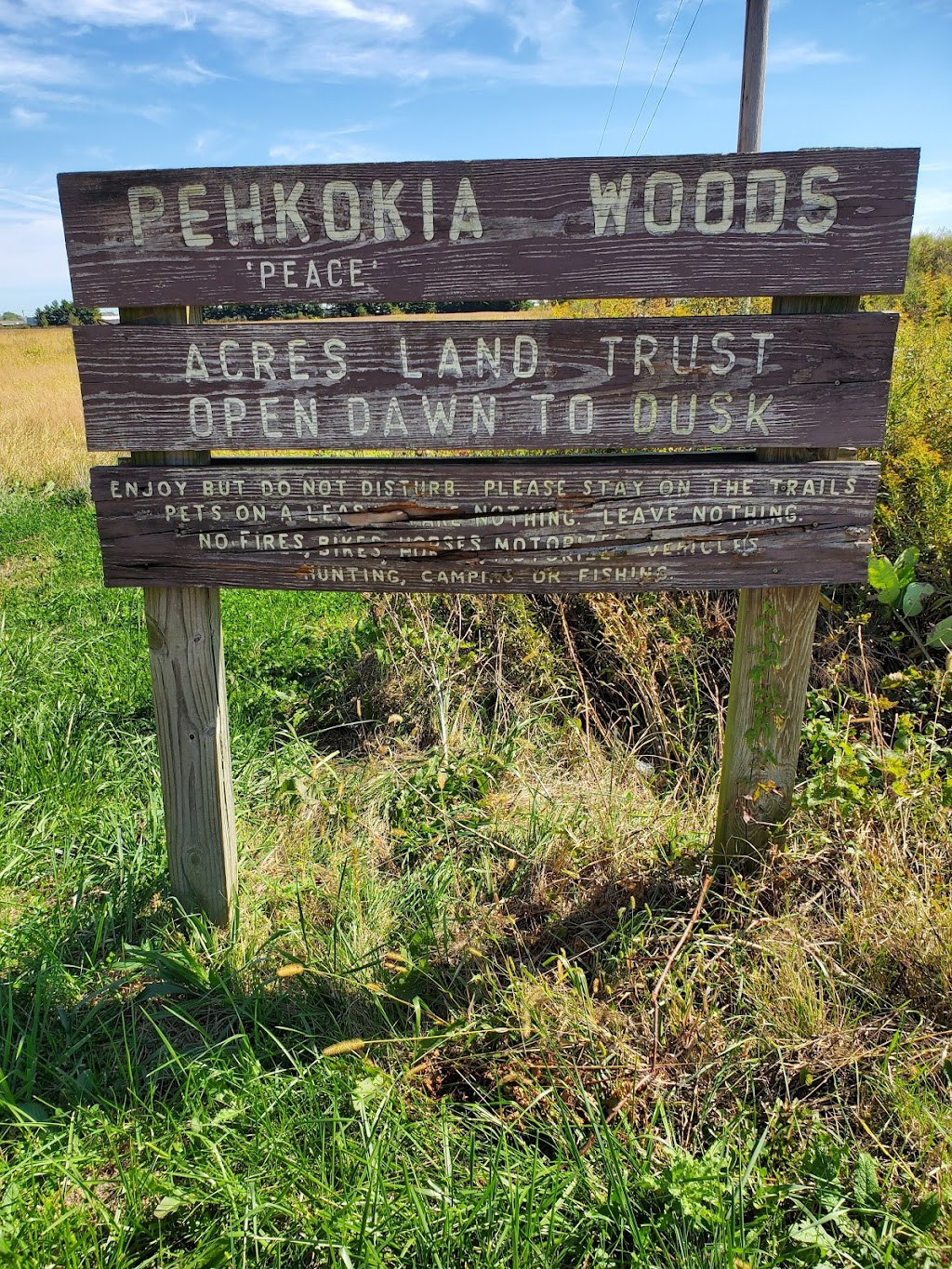 Pehkokia Woods - ACRES Land Trust | 1570 Flaxmill Rd, Huntington, IN 46750, USA | Phone: (260) 637-2273