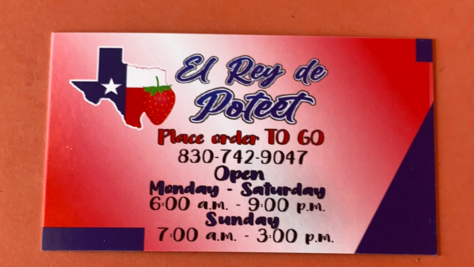 El Rey De Poteet | 8385 TX-16, Poteet, TX 78065, USA | Phone: (830) 742-9047