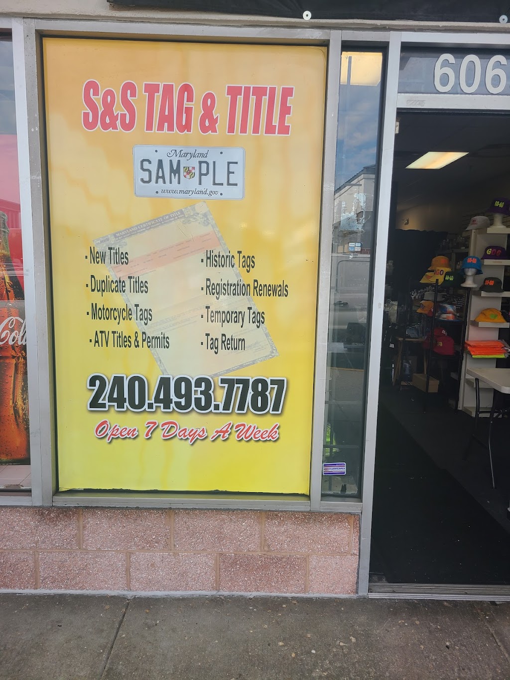 S&S TAG AND TITLE | 6069 Oxon Hill Rd, Oxon Hill, MD 20745, USA | Phone: (240) 493-7787