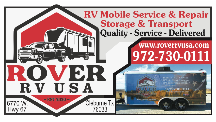 Rover RV USA | 6770 US-67, Cleburne, TX 76033, USA | Phone: (972) 730-0111