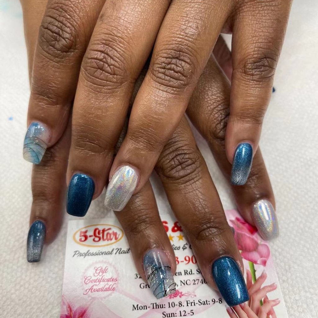 5 Star Nails & Spa Greensboro | Food Lion shopping center, 3203 S Holden Rd C, Greensboro, NC 27407, USA | Phone: (336) 763-9003