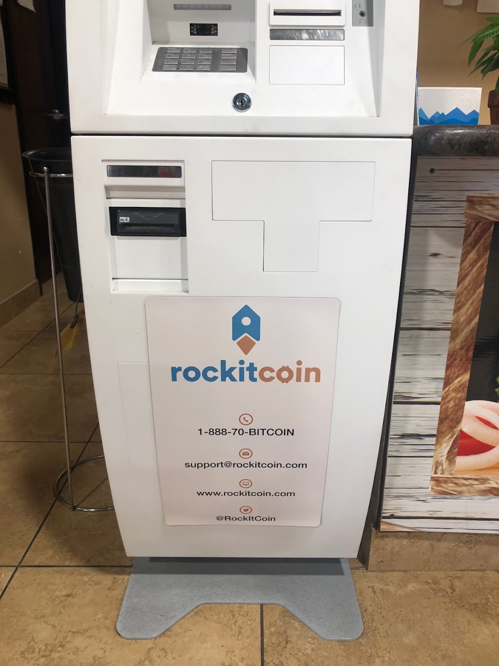 RockItCoin Bitcoin ATM | 4627 N Hwy 146, Baytown, TX 77520, USA | Phone: (888) 702-4826