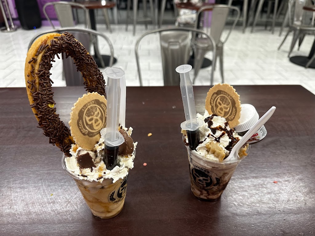 Lucha Libre Ice Cream & Churros | 4925 W Market St UNIT 1100, Greensboro, NC 27407, USA | Phone: (336) 907-7086